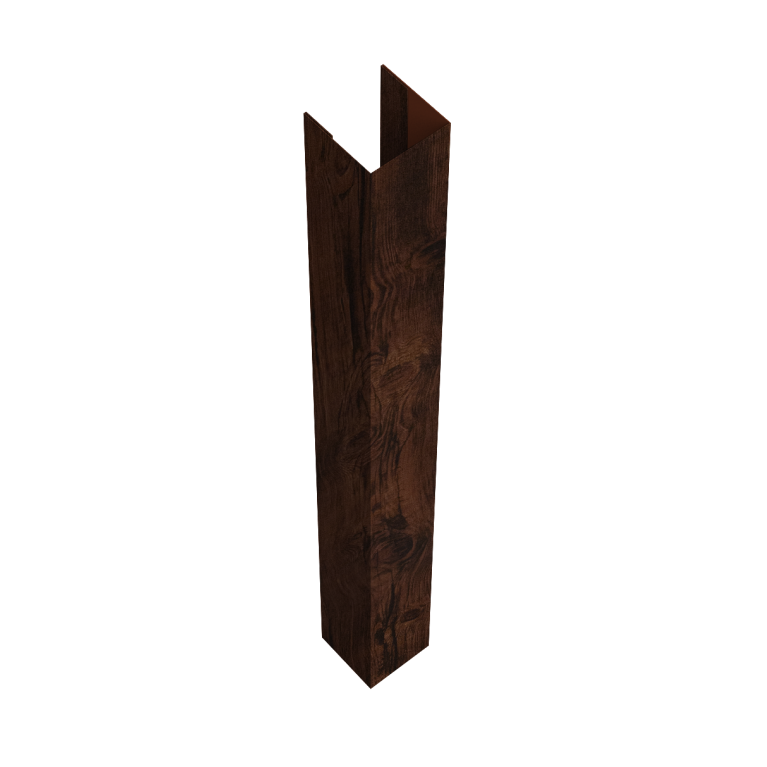 Стойка жалюзи Texas для монтажа с крепежным вкладышем 0,45 Print Elite Cherry Wood TwinColor (2м)