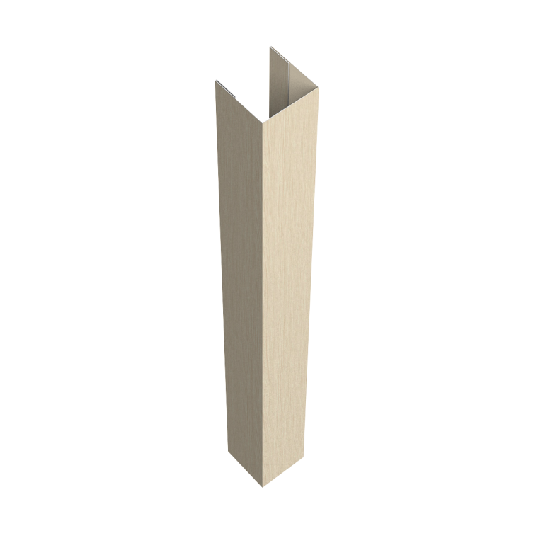 Стойка жалюзи Texas для монтажа с крепежным вкладышем 0,45 Print Elite Milky Wood TwinColor (1,8м)