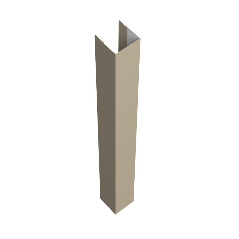 Стойка жалюзи Texas для монтажа без крепежного вкладыша 0,45 Drap TX RAL 1015 светлая слоновая кость (1,8м)