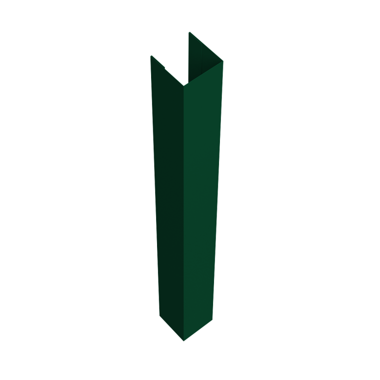 Стойка жалюзи Texas для монтажа без крепежного вкладыша 0,45 PE-Double RAL 6005 зеленый мох (1,8м)