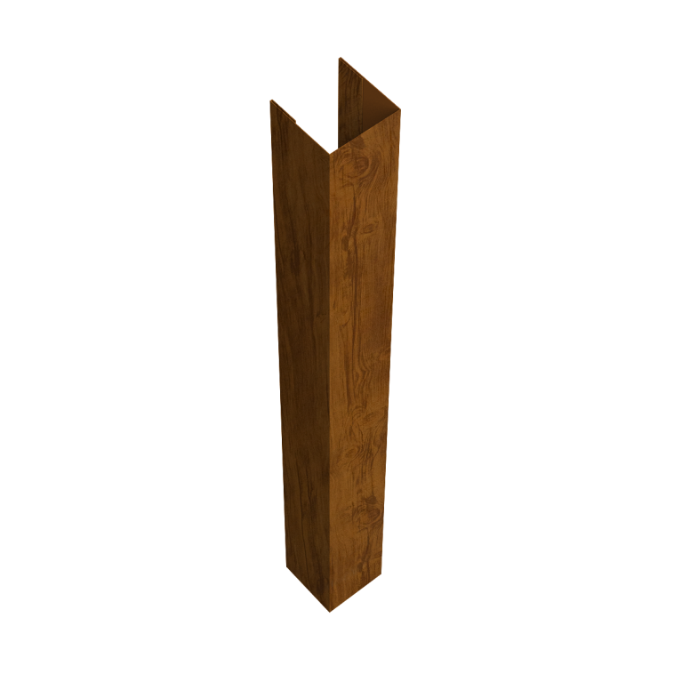 Стойка жалюзи Texas для монтажа без крепежного вкладыша 0,45 Print Elite Golden Wood TwinColor (1,8м)