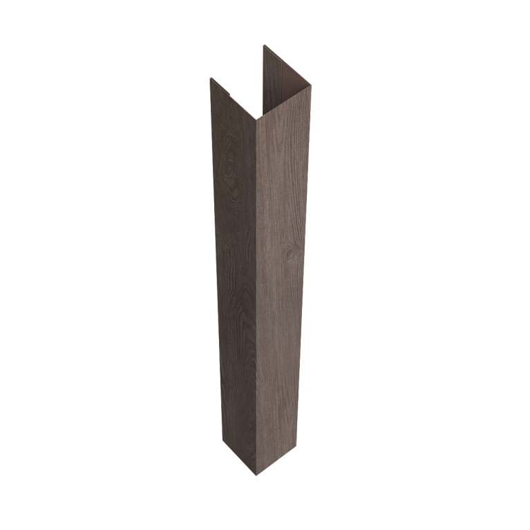 Стойка жалюзи Texas для монтажа без крепежного вкладыша 0,45 Print Elite White Wood TwinColor (2м)