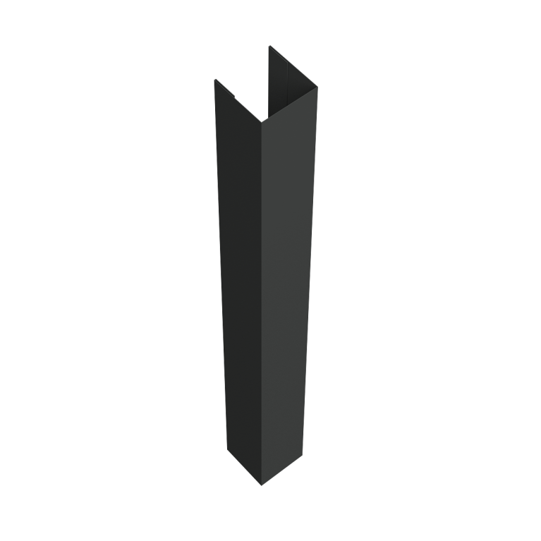 Стойка жалюзи Texas для монтажа без крепежного вкладыша 0,5 Velur X RAL 7016 антрацитово-серый (2,5м)