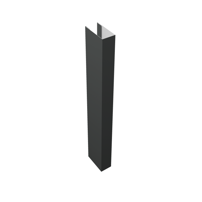 Стойка Texas 0,45 Drap TX RAL 7016 антрацитово-серый (для калиток и ворот) (1,8м)
