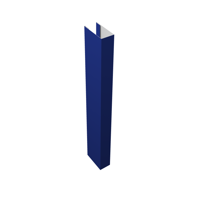 Стойка Texas для калиток и ворот 0,45 PE RAL 5002 ультрамариново-синий (1,8м)