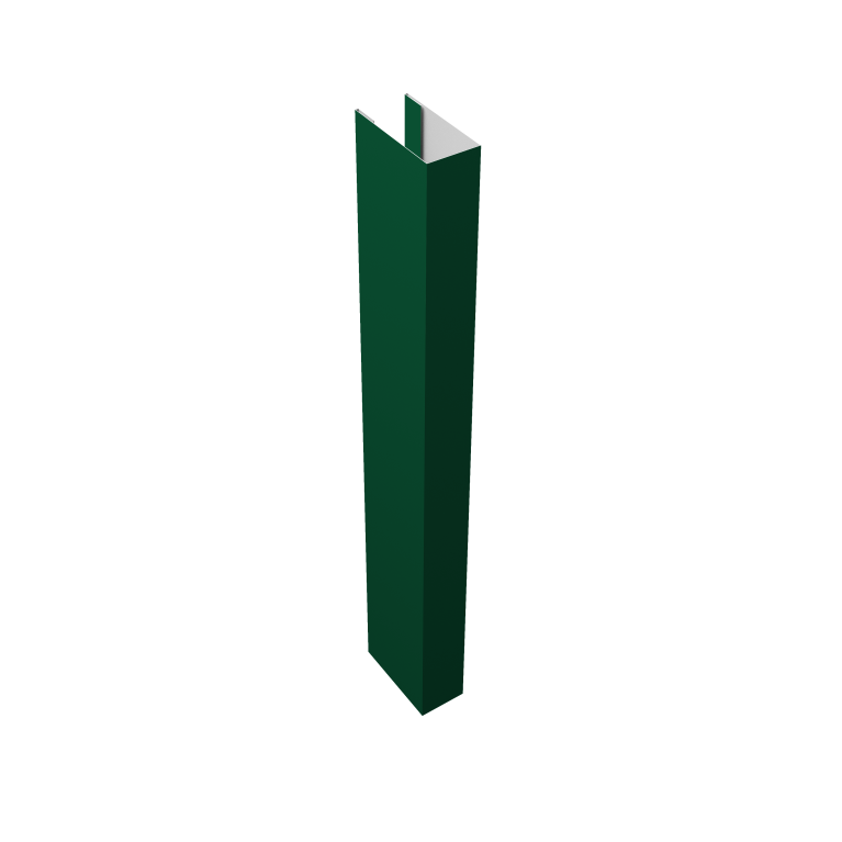 Стойка Texas для калиток и ворот 0,45 PE RAL 6005 зеленый мох (1,8м)