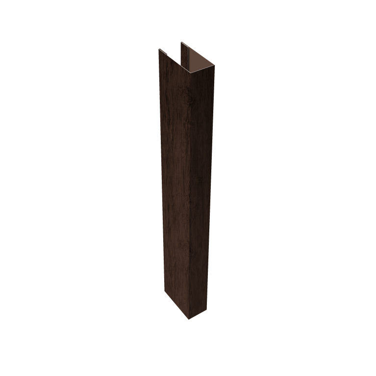 Стойка Texas для калиток и ворот 0,45 Print Premium Antique Wood TwinColor (3м)