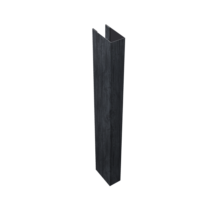 Стойка Texas для калиток и ворот 0,45 Print Premium Grey Wood TwinColor (2м)