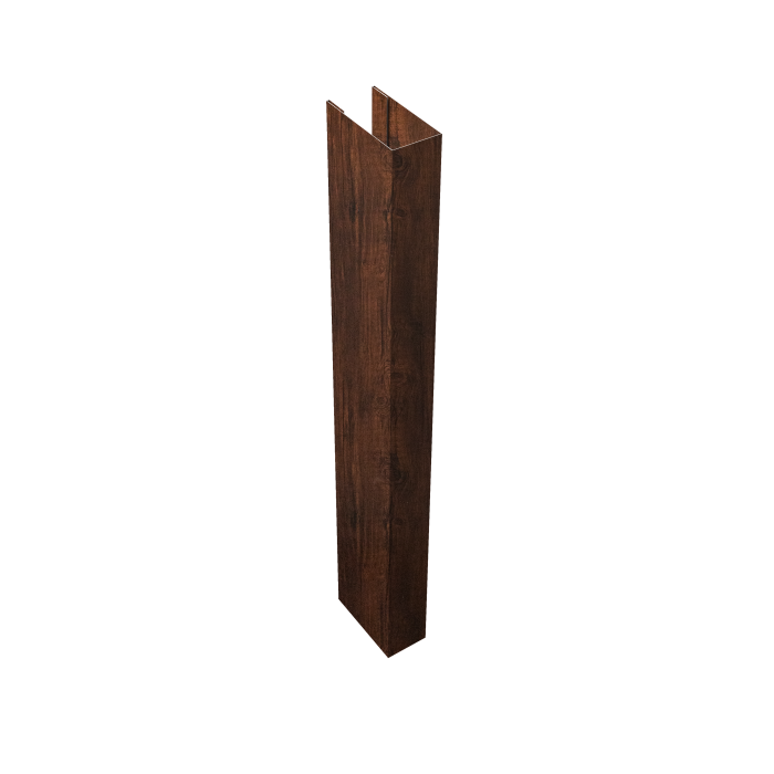 Стойка жалюзи Texas 0,45 Print-Double Premium Cherry Wood Dark F (для калиток и ворот) (2,5м)