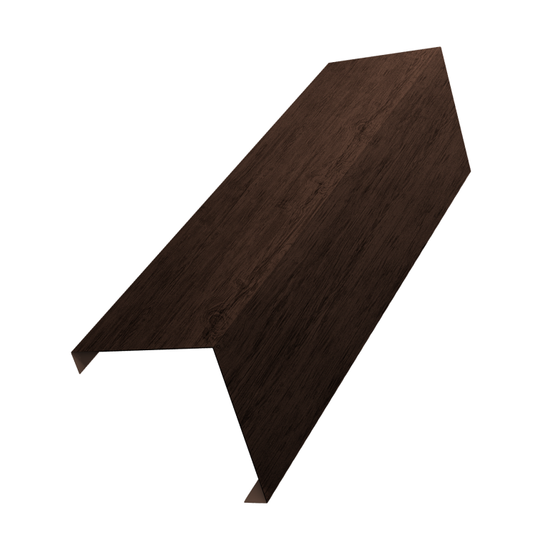 Декоративная накладка на столб универсальная угловая 60х60 для забора жалюзи 0,45 Print Premium Antique Wood TwinColor (3м)