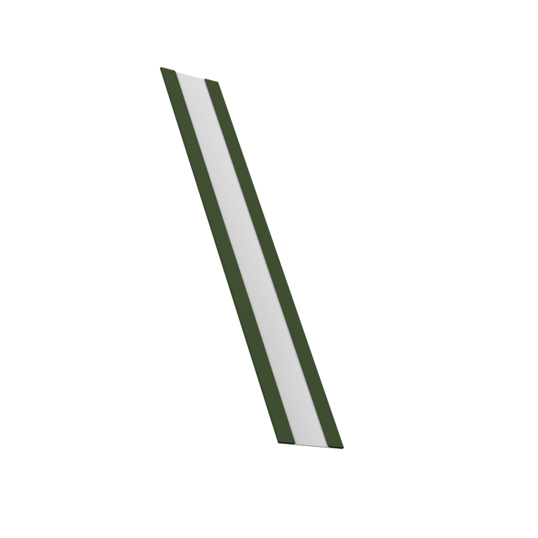 Крепежная планка жалюзи Milan, Milan Slim, Tokyo 0,5 Satin Matt TX RAL 6020 хромовая зелень (1,8м)