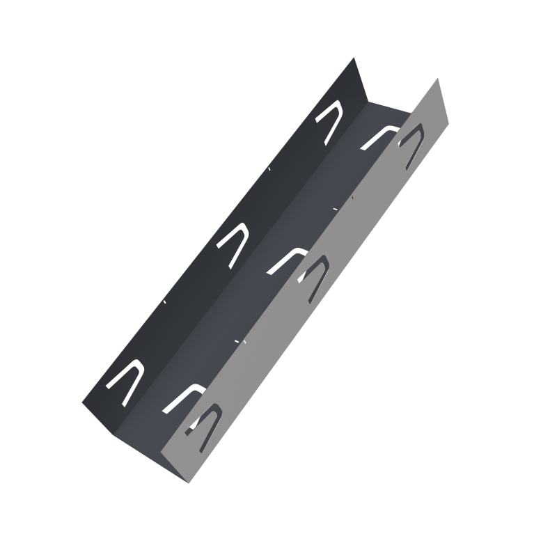 Крепежный вкладыш для забора жалюзи Tokyo 0,5 Satin RAL 7024 мокрый асфальт (2м)