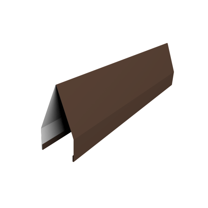 Ламель забора жалюзи Tokyo new 0,45 Drap RAL 8017 шоколад