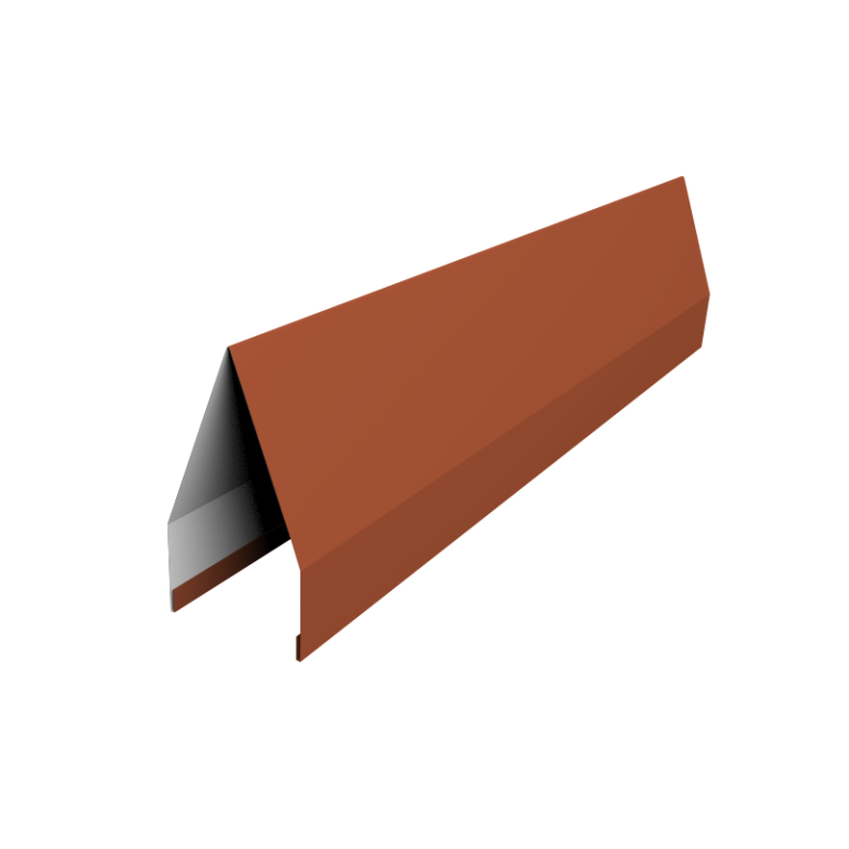 Ламель забора жалюзи Tokyo new 0,45 Drap TX RAL 8004 терракота