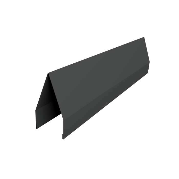 Ламель забора жалюзи Tokyo new 0,45 PE-Double RAL 7016 антрацитово-серый