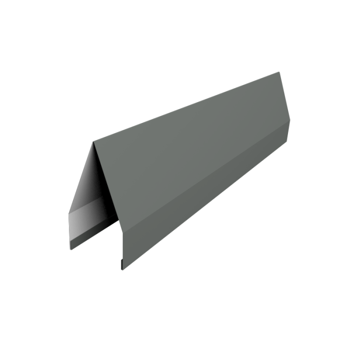 Ламель забора жалюзи Tokyo new 0,45 PE RAL 7005 мышино-серый