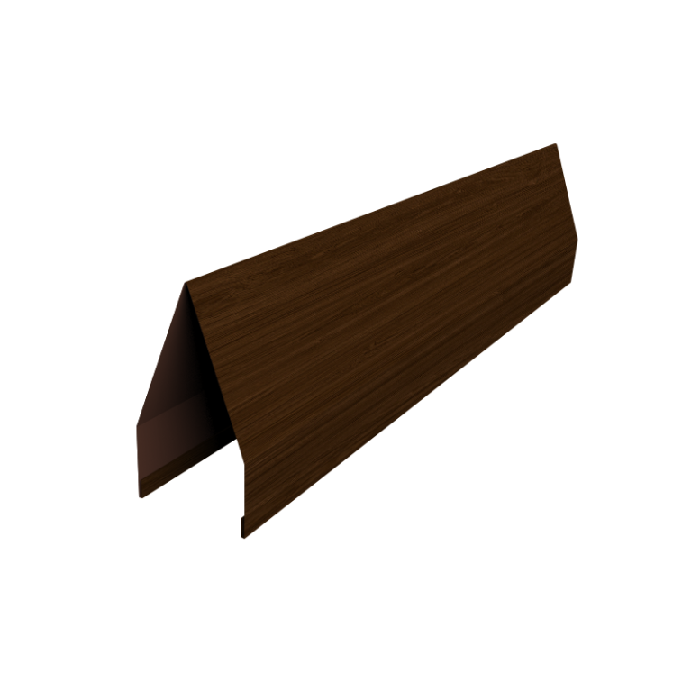 Ламель забора жалюзи Tokyo new 0,45 Print Elite Choco Wood TwinColor