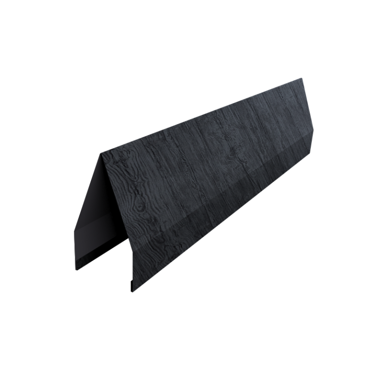 Ламель забора жалюзи Tokyo new 0,45 Print Premium Grey Wood TwinColor