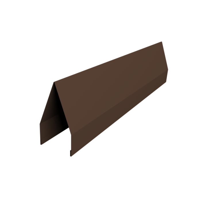 Ламель забора жалюзи Tokyo new 0,5 Atlas X RAL 8017 шоколад