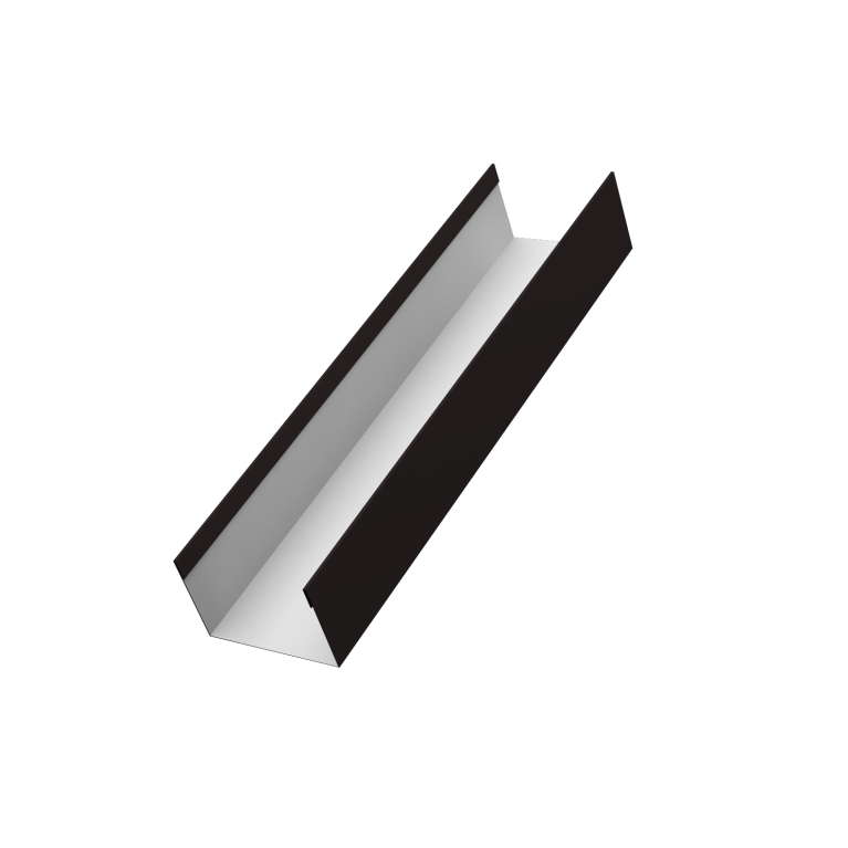 Стойка жалюзи Milan,Tokyo 0,45 Drap TR RAL 9005 черный (2,5м)