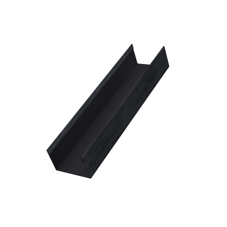 Стойка жалюзи Milan,Tokyo 0,45 Print Premium Grey Wood TwinColor (2м)