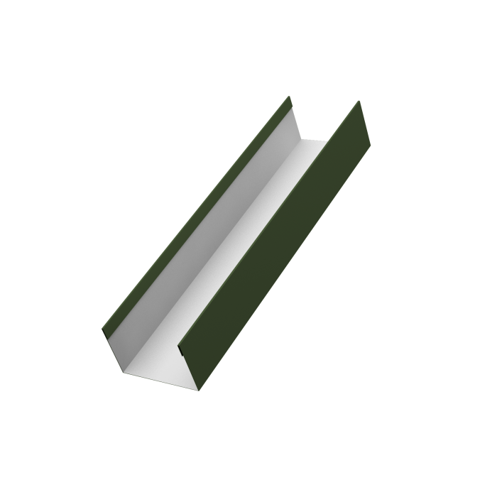 Стойка жалюзи Milan,Tokyo 0,5 Satin Matt TX RAL 6020 хромовая зелень (3м)