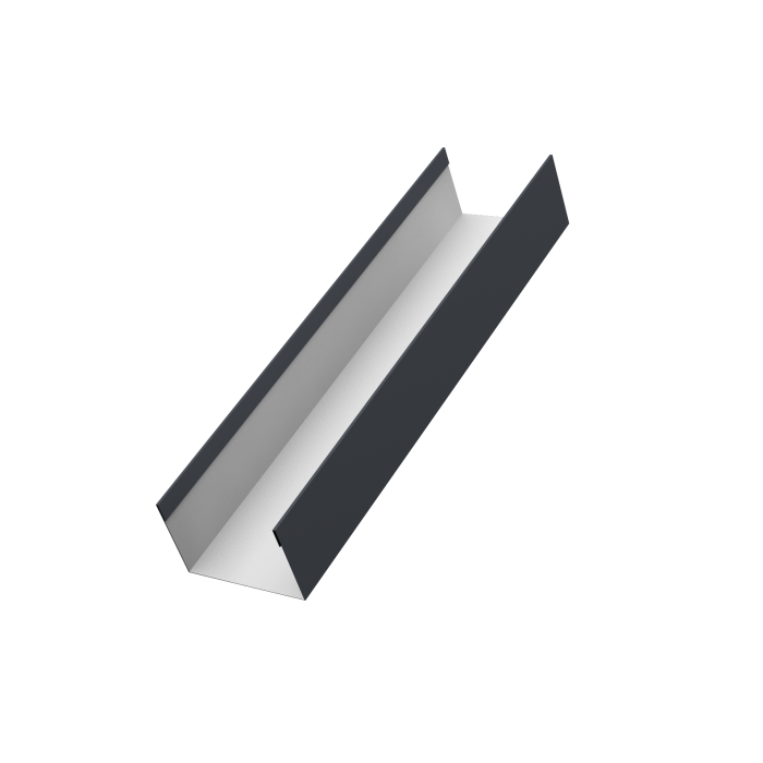 Стойка жалюзи Milan,Tokyo 0,7 PE-Double RAL 7024 мокрый асфальт (2м)