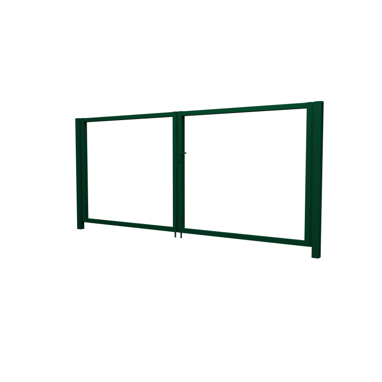 Ворота Жалюзи 2,0х3,6 RAL 6005 без заполнения