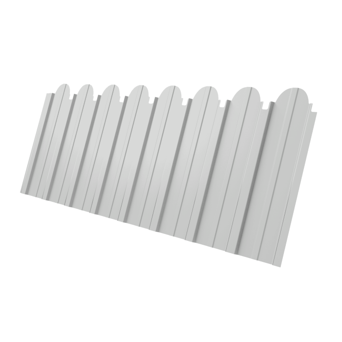 Профнастил C10A фигурный 0,45 Drap TX RAL 7047 телегрей 4