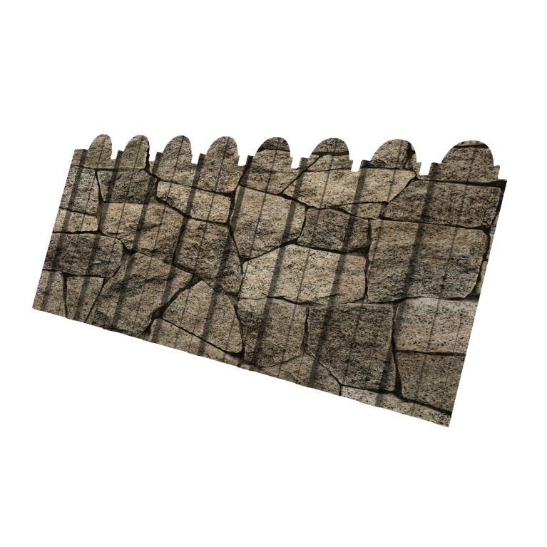 Профнастил C10A фигурный 0,45 Print Elite King Stone TwinColor