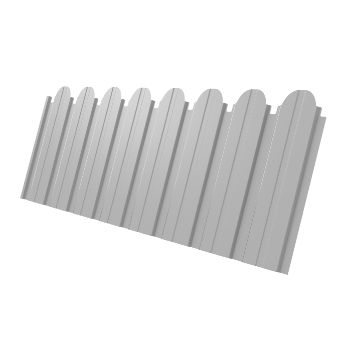 Профнастил C10B фигурный 0,45 Drap TX RAL 7047 телегрей 4