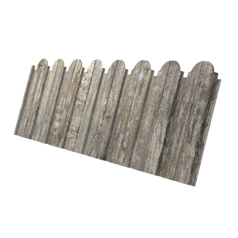 Профнастил C10B фигурный 0,45 Print Elite Nordic Wood TwinColor