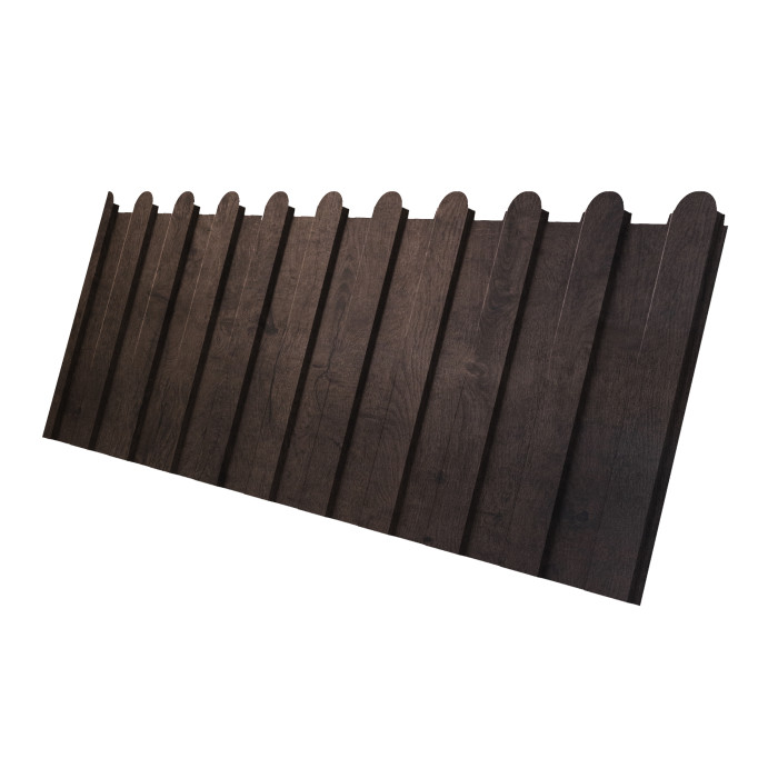 Профнастил С8A v01 фигурный 0,45 Print-Double Elite Antique Wood