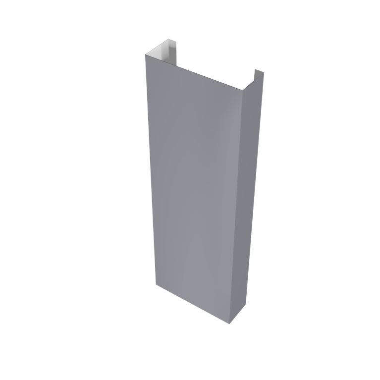 Полустолб для С20 0,45 PE с пленкой RAL 7004 сигнальный серый (L3,0)