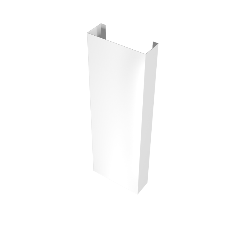 Полустолб для С20 0,45 PE с пленкой RAL 9003 сигнальный белый (L1,5)