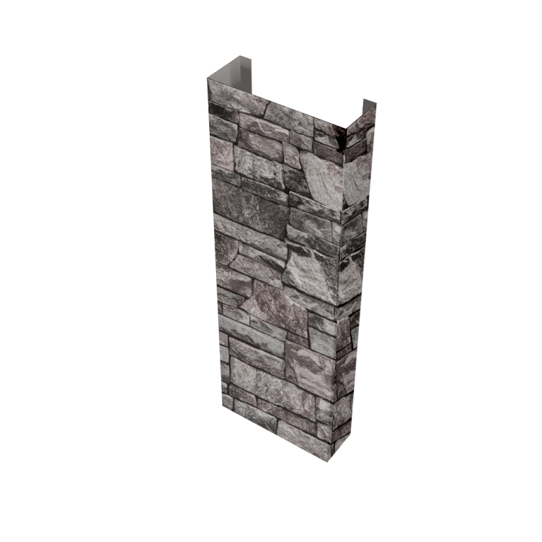 Полустолб для С20 0,45 Print Elite с пленкой Fine Stone TwinColor (L2,0)