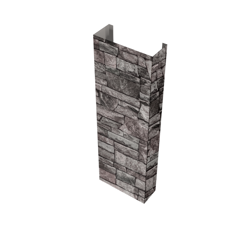 Полустолб для С21 0,45 Print Elite с пленкой Fine Stone TwinColor (L1,5)