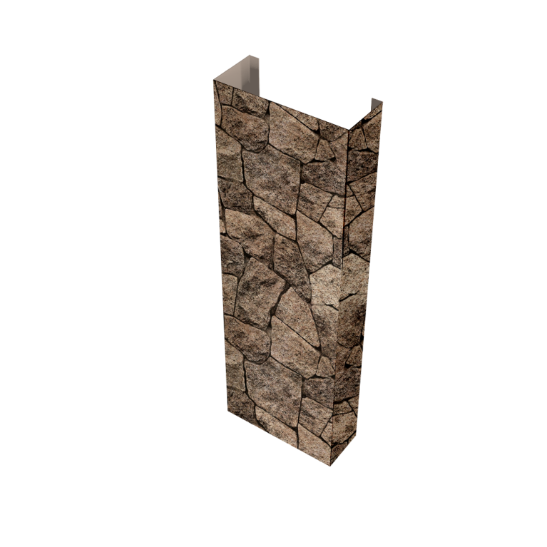 Полустолб для С21 0,45 Print Elite с пленкой King Stone TwinColor (L1,8)