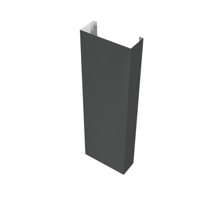 Полустолб для С21 0,5 GreenCoat Pural BT, matt с пленкой RR2H3 (RAL 7016 антрацитово-серый) (L3,0)