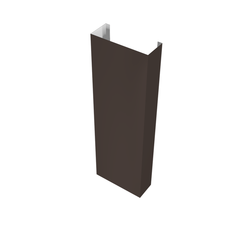Полустолб для С21 0,5 PurLite Matt с пленкой RR 32 темно-коричневый (L3,0)