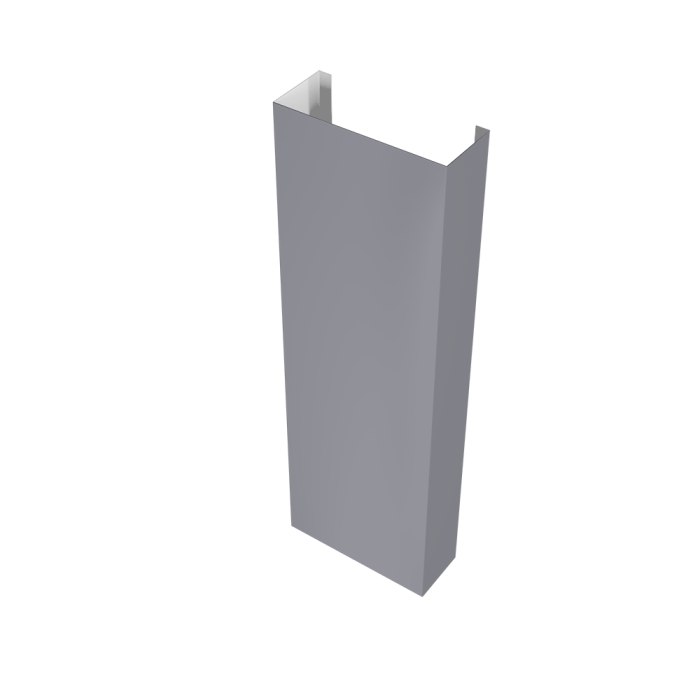 Полустолб для С21 0,5 Satin с пленкой RAL 7004 сигнальный серый (L1,8)