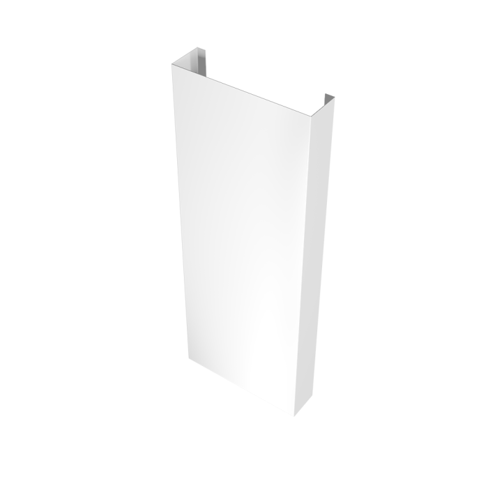 Полустолб для С8,С10 0,45 Drap с пленкой RAL 9003 сигнальный белый (L3,0)