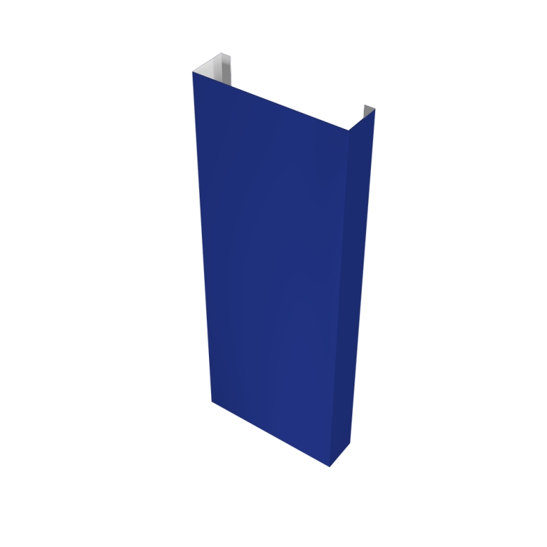 Полустолб для С8,С10 0,45 PE с пленкой RAL 5002 ультрамариново-синий (L3,0)