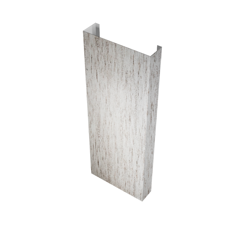 Полустолб для С8,С10 0,45 Print Elite с пленкой Snow Wood TwinColor (L2,5)