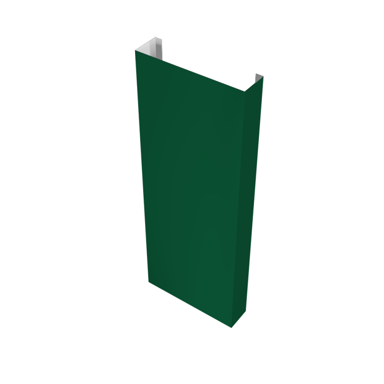 Полустолб для С8,С10 0,5 PE с пленкой RAL 6005 зеленый мох (L1,5)