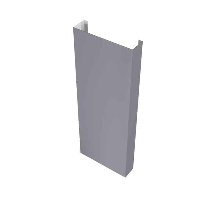 Полустолб для С8,С10 0,5 Satin с пленкой RAL 7004 сигнальный серый (L3,0)