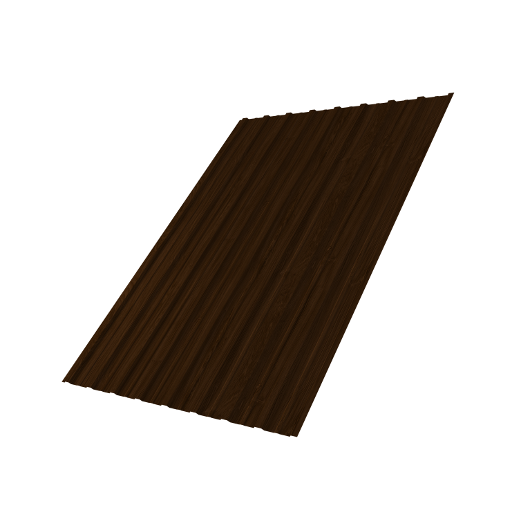 Профнастил С10A 0,45 Print Elite Choco Wood TwinColor