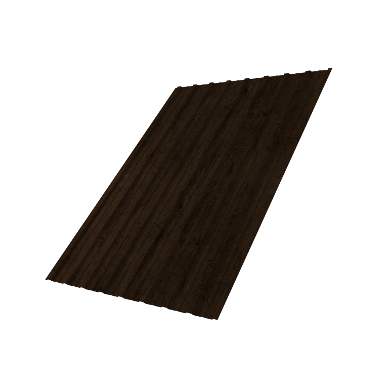 Профнастил С10A 0,45 Print Elite с пленкой Antique Wood TwinColor