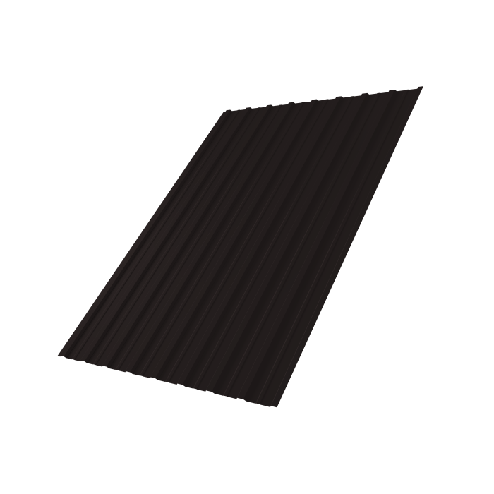 Профнастил С10A 0,5 Drap RAL 9005 черный