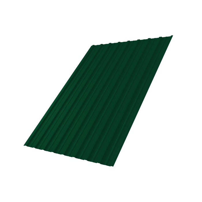 Профнастил С10A 0,5 Satin RAL 6005 зеленый мох